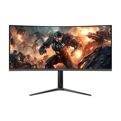 Monitor Gamer Acteck Balam Rush Curvo 34" VA | Resolución 3440x1440, Tasa de Refresco 144Hz