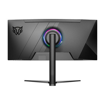 Monitor Gamer Acteck Balam Rush Curvo 34" VA | Resolución 3440x1440, Tasa de Refresco 144Hz