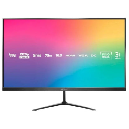Monitor Acteck AC-933858 | 21.5" FHD, 75Hz, Flicker-Free, Low Blue Light