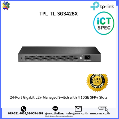 Switch TP-Link SG3428X | 24 Puertos Gigabit, L2 Management