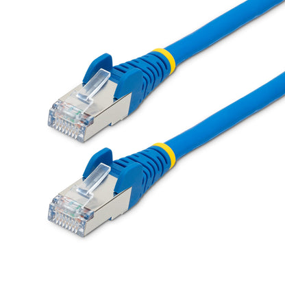 Cable de Red StarTech.com NLAQ-4F-CAT6A-PATCH | 1.2m, CAT6A Aguamarina