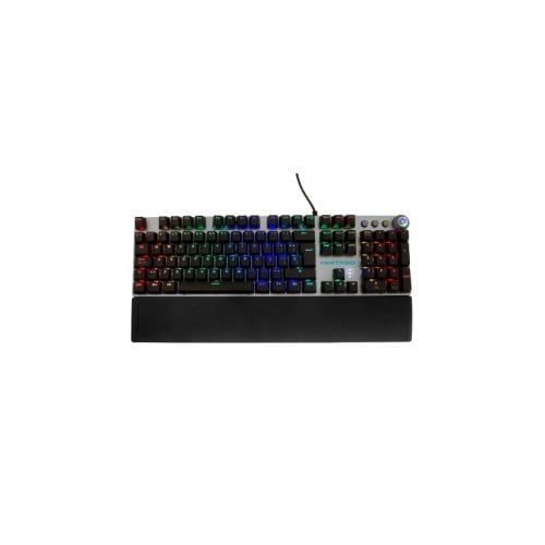 Teclado Mecánico Programable MasterChoice V-930600 | Retroiluminación RGB, Teclas Personalizables