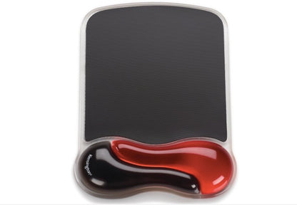 Mouse Pad Kensington P5116 | Doble Gel, Color Negro/Rojo