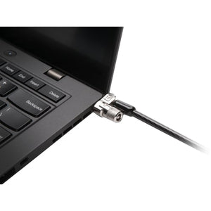Kensington Microsaver 2.0 Cable de Bloqueo para Portátil - Conforme con Normas Taa - Negro - Acero Al Carbono - para Portátil