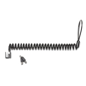 Kensington Cable de Bloqueo para Portátil - 2.29m Cable - Pórtatil - Cierre con Llave - Acero - para Portátil - Autoenrollable