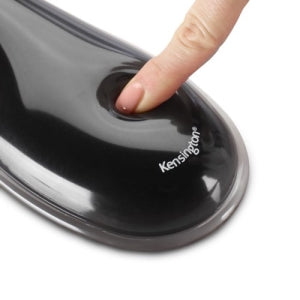 Reposamuñecas Kensington P5114 | Gel, Dimensiones 468MM x 80MM x 30MM, Color Negro/Rojo