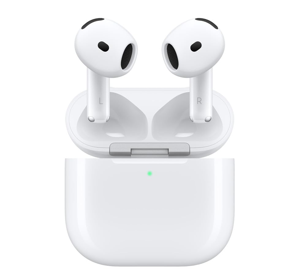Apple AirPods (4ta. Generación), Inalámbrico, Bluetooth, Blanco - Incluye Estuche de Carga MagSafe, Con Cancelación Activa de Ruido