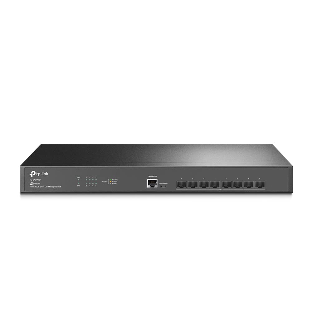 Switch Administrado TP-Link SX3008F | 8 Puertos, Soporte VLAN