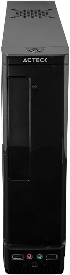 Gabinete Acteck Mini Torre Slim AC-929042 | Fuente SFX 500W, 2x USB 2.0