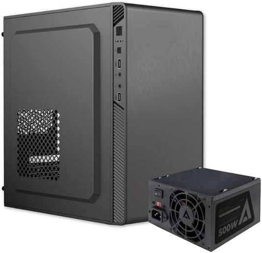 Gabinete Acteck Mini Torre Performance II AC-935777 | Max MB M-ATX, Fuente ATX 500W, 2x USB 2.0