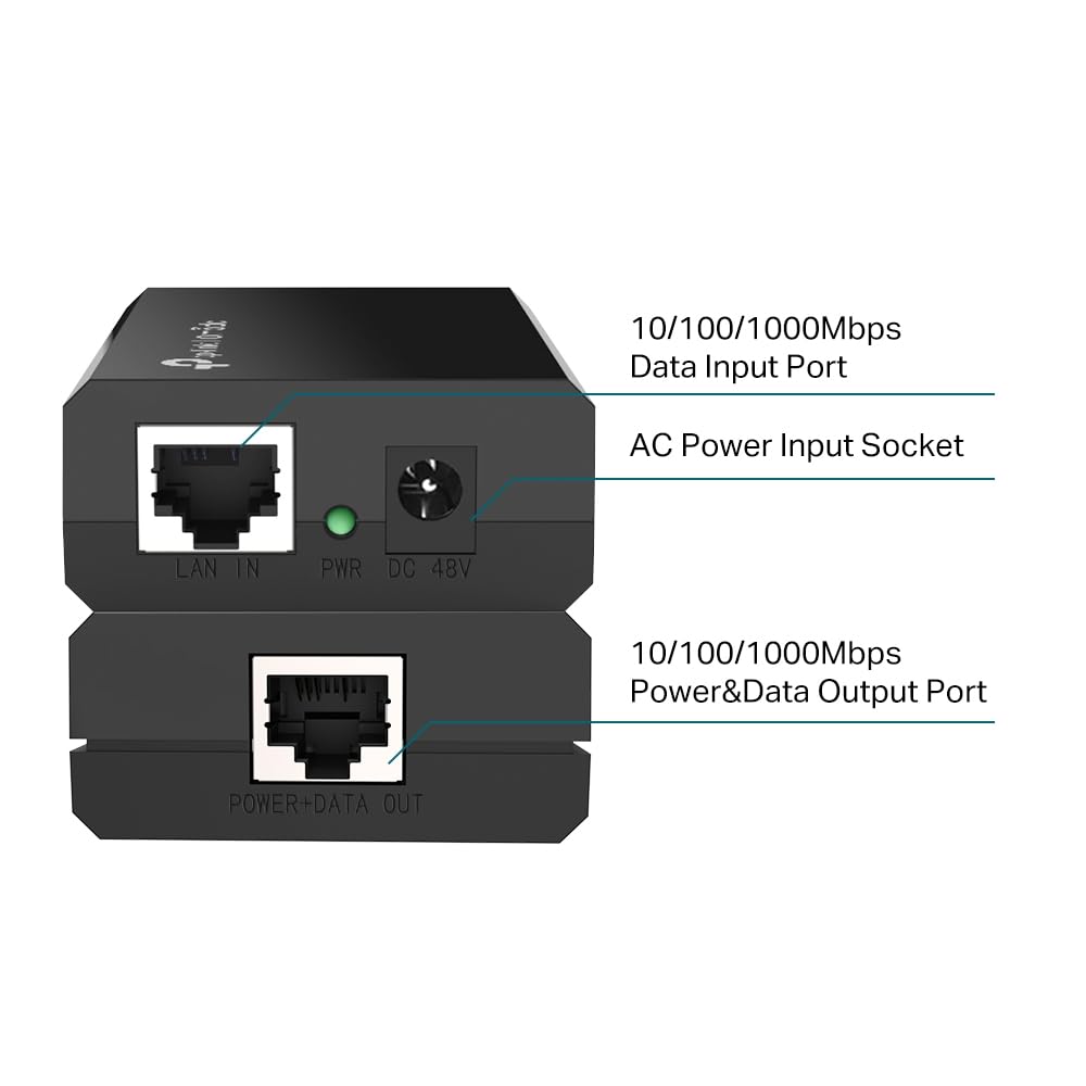 Inyector POE TP-LINK POE150S | 15W, Compatible con IEEE 802.3af