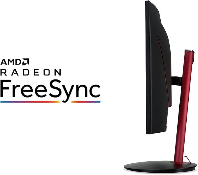 Monitor Acer NITRO UM.UE0AA.H01 | Curvo 23.6”, FHD 100Hz, 1ms, FreeSync