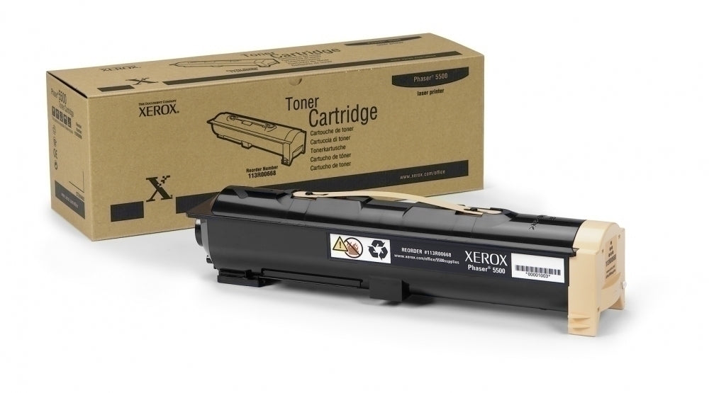 Cartucho de Tóner Xerox 113R00668 | Negro, 300,000 Páginas