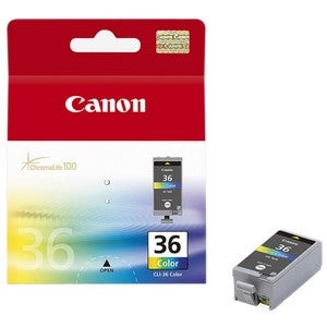 Cartucho de Tinta CLI-36 Color 12ml Rendimiento de 249 Págs para Ip100