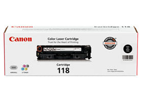 Toner Canon 118 Bk | Rendimiento de 3400 Páginas, Color Negro