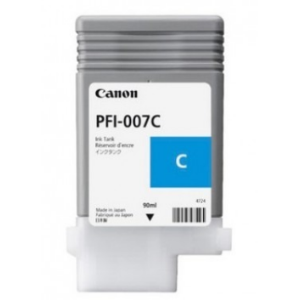 Cartucho Inkjet Canon PFI-007 C | 90ml, Compatible con IPF670E