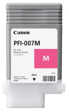 Cartucho Inkjet Canon PFI-007 M | 90ml, Compatible con IPF670E
