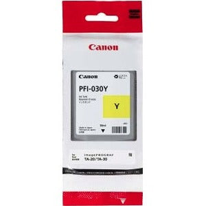 Cartucho Inkjet Canon PFI-030Y | Pigment Yellow 55ml, Compatible con Ta20 y Ta30
