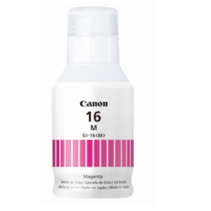 Botella de Recarga de Tinta Canon GI-16 M | Pigmento Magenta, 132ml