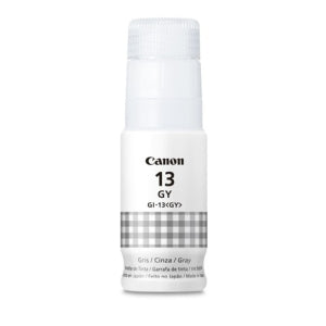 Botella de Tinta Canon GI-13 Gy | 60ml, Compatible con Serie G