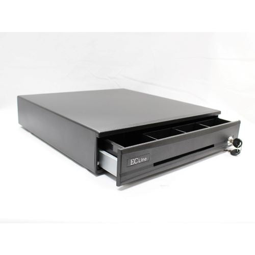 Cajón de Dinero Miniprinter Termica EC-CD-100M-II-G | 5 Billetes, 7 Monedas, RJ11