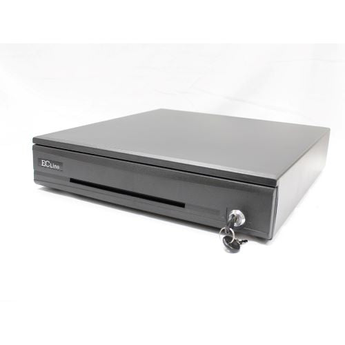 Cajón de Dinero Miniprinter Termica EC-CD-100M-II-G | 5 Billetes, 7 Monedas, RJ11
