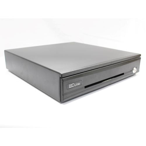 Cajón de Dinero Miniprinter Termica EC-CD-100M-II-G | 5 Billetes, 7 Monedas, RJ11