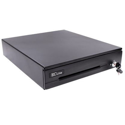 Cajón de Dinero Miniprinter Termica EC-CD-50M | 4 Billetes, 8 Monedas, RJ11