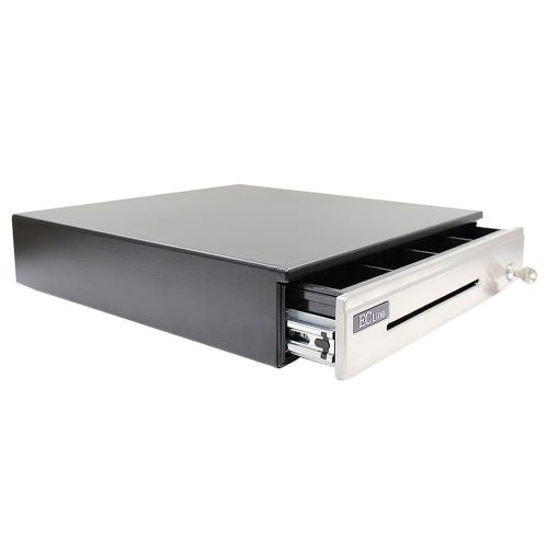 Cajón de Dinero Miniprinter Termica EC-CD-100P | 5 Billetes, 8 Monedas, RJ11