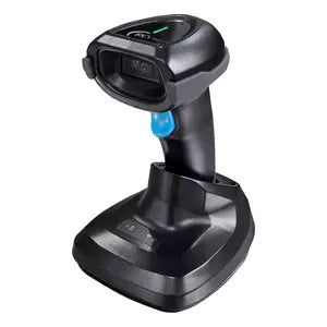Lector Pistola Inalámbrico Miniprinter Termica EC-2D-8380BT-STAND | 1D, 2D, Incluye Base y Cable