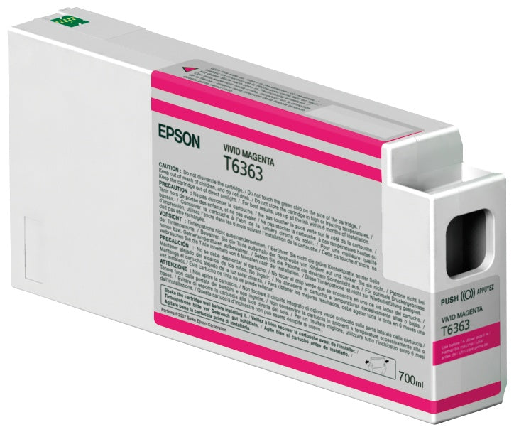 Tinta Magenta Epson T636300 | 700 Ml, Compatible Stylus 7700/7890/9700/9890