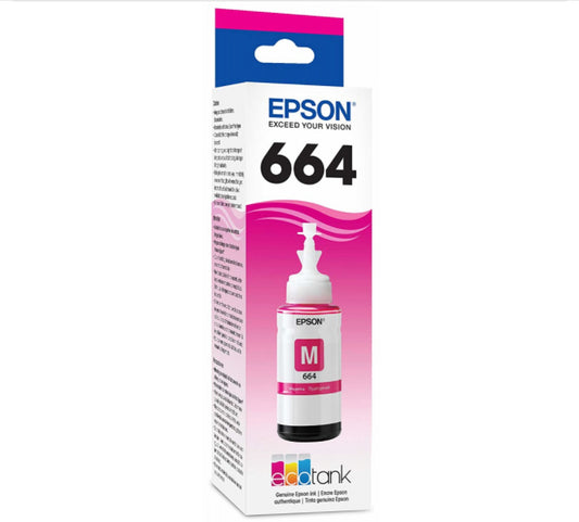 Kit de Relleno de Tinta Epson T664 - Magenta - Inyección de Tinta - 70 Ml