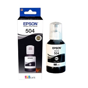 Depósito de Desecho de Tinta Epson T504 - Negro - Inyección de Tinta - 70 Ml