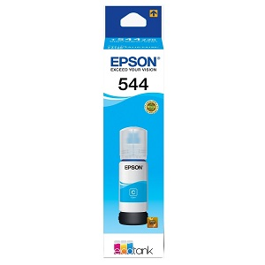Botella de Tinta Epson T544220-AL | Cyan, Compatible con L1110, L3150, L3110