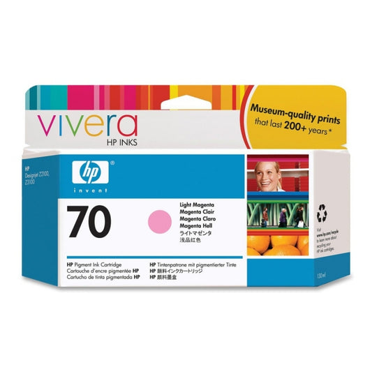 Tinta HP 70 P Magenta Claro C9455A | 130ml, Amplio Formato