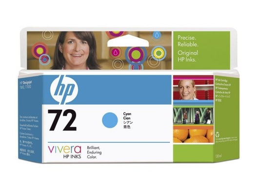 Cartucho de Tinta Hp 72 (c9371a) Inyección de Tinta - Azul Ciánico - Original - Empaque Unitario - 1 Solamente - Inyección de Tinta - 1 Solamente