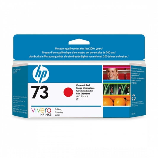 Tinta Amplio Formato HP 73 CD951A | Rojo Cromo, 130ml