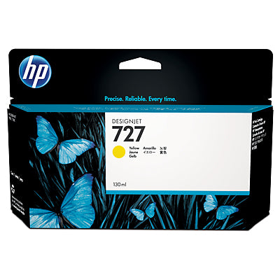 Tinta HP 727 Amarillo 130ml | Amplio Formato, Alta Calidad de Impresión