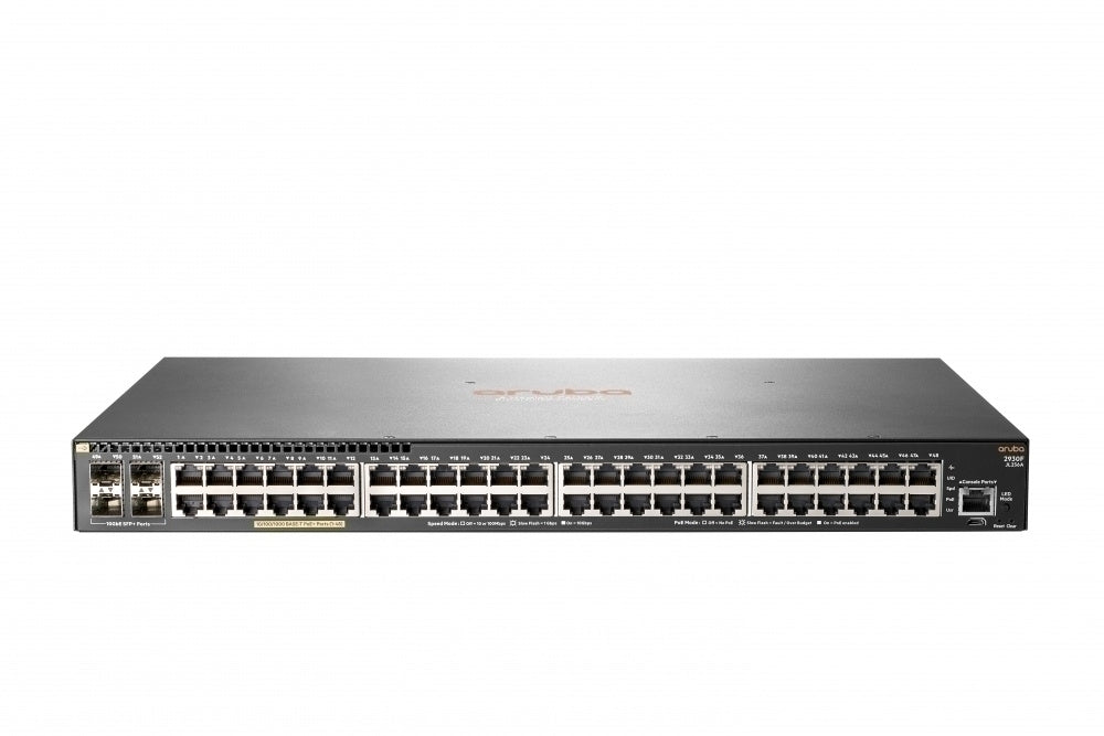 Switch 2930f - 48 Puertos [ 1 Gbe ]/ 4 Puertos Sfp+ [ 10 Gbe ]/ Poe+ [ 370w ]/ Capa 3/ Gestionado