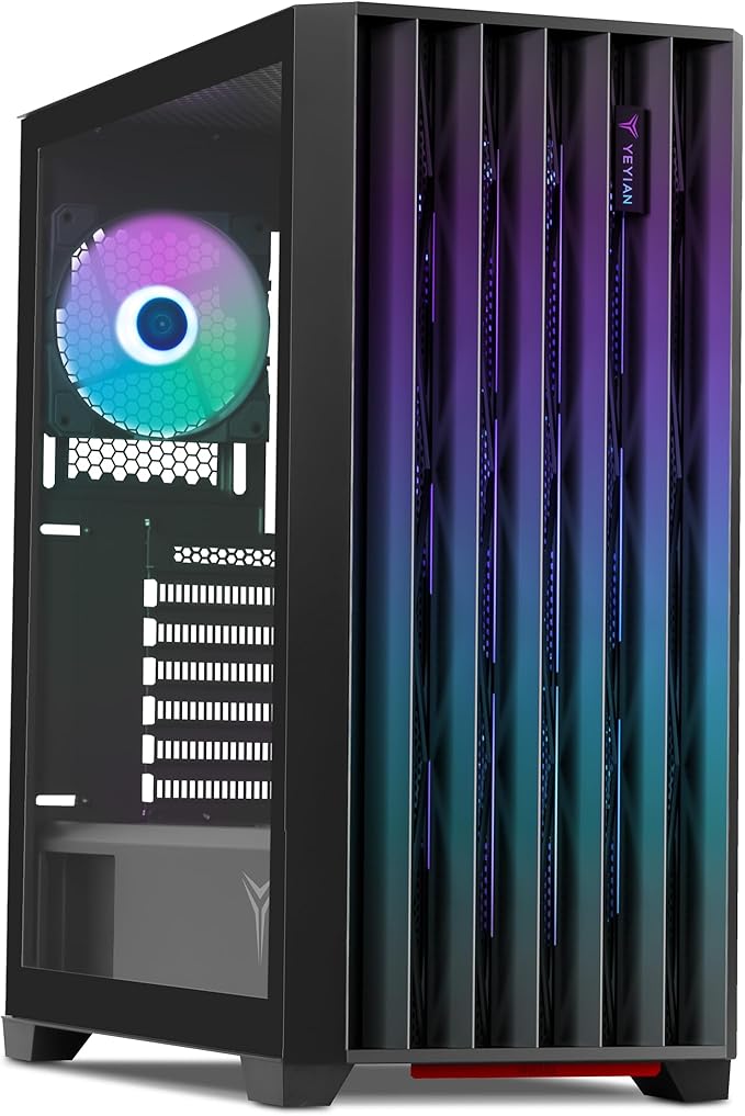 Gabinete Gamer Xzeal XZGAIRRGBW | Micro ATX, 4 Ventiladores ARGB, Cristal Templado Blanco