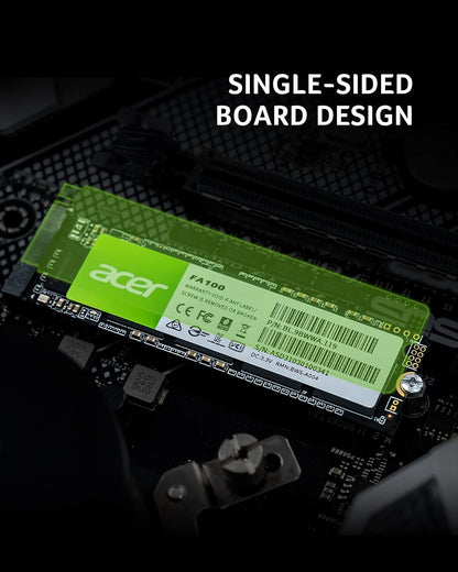 SSD Acer FA100 | 1TB, Lectura 550 MB/s