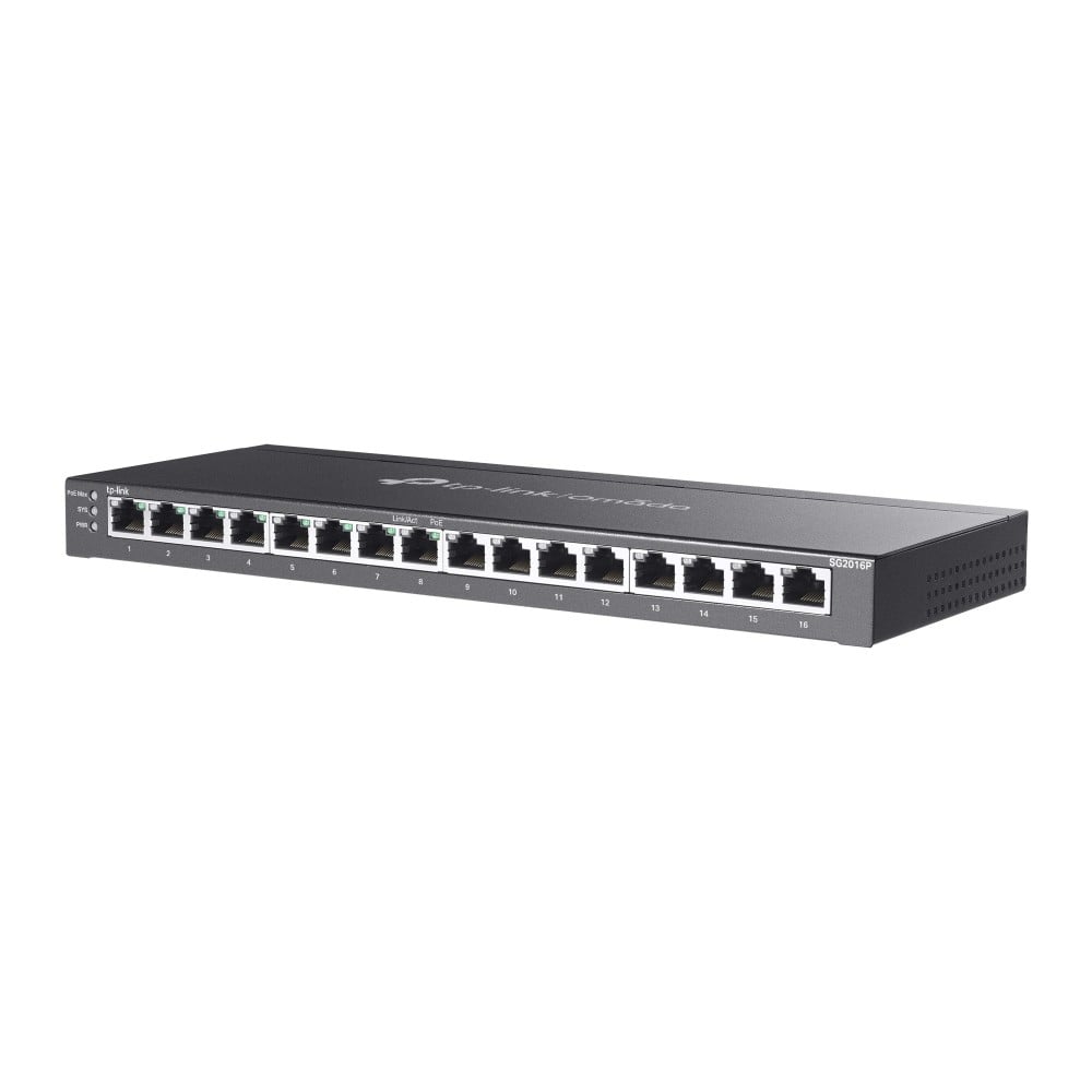 Switch TP-Link SG2016P | 16 Puertos, PoE de 150W