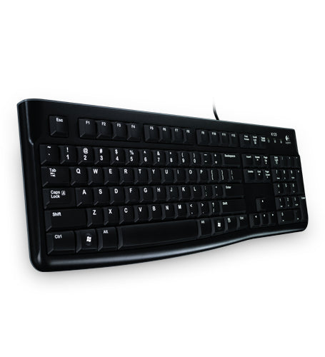 Teclado Logitech K120 | Conexión USB, Diseño Ergonómico