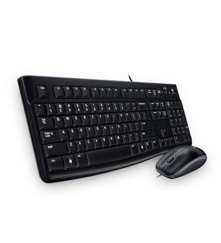 Teclado y Ratón Logitech Mk120 - Español - USB Cable Teclado - Keyboard/keypad Color: Negro - USB Cable Mouse - Óptico - 1000 Dpi - Pointing Device Color: Negro para Pc