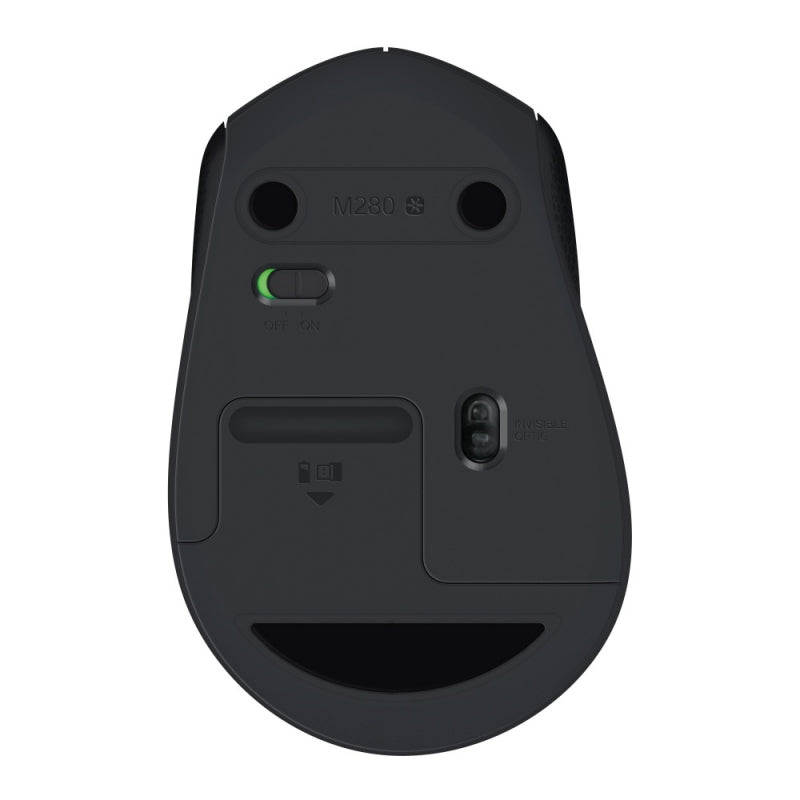 Mouse Logitech M280 - Radiofrecuencia - USB - Óptico - 3 Botón(es) - Negro - Inalámbrico - 1000 Dpi - Rueda de Desplazamiento