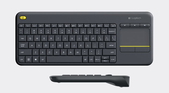 Teclado K400 Inalambrico Touch, Multimedia para Tv Plug And Play