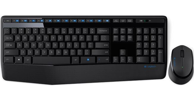 Teclado y Ratón Logitech MK345 | Inalámbrico USB 2.0, Óptico Negro