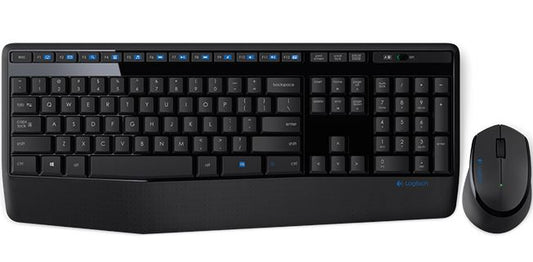 Teclado y Ratón Logitech MK345 | Inalámbrico USB 2.0, Óptico Negro