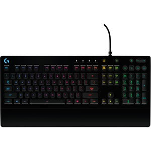 Teclado G213 RGB para Juegos Lightsync Iluminacion RGB Resistente a Salpicaduras y Duradero