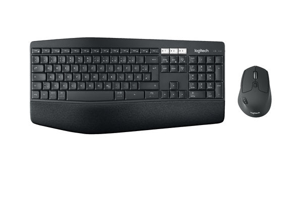 Teclado y Ratón Logitech - USB Inalámbrico Bluetooth/rf - USB Inalámbrico Bluetooth/rf - Óptico - 1000 Dpi - Rueda de Desplazamiento - Aaa, Aa - Compatible con Windows, Mac Os, Chromeos, Ios, Android